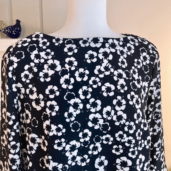 H&M Black & White Floral Sheath Dress - Picture 2 of 8